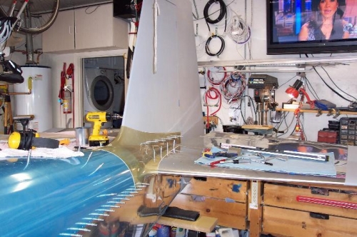 Fairing set in place