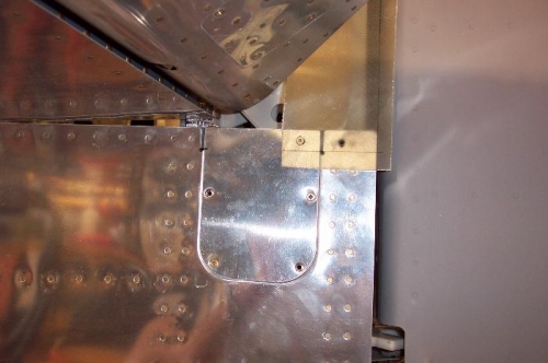 installed attach point for back side of emp fairing