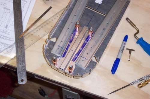 Improvised tail tie down on Bulkhead 710