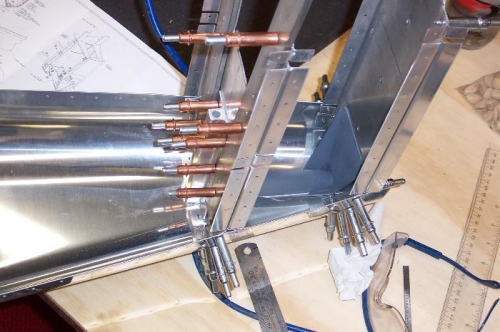 Cleco'd assembly.  Ready for priming.