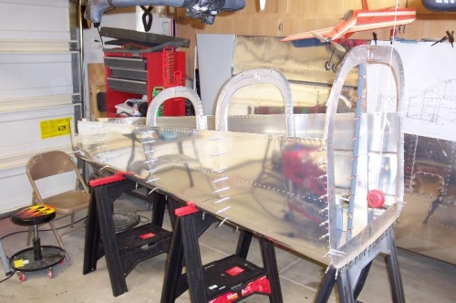 Attached the side skins