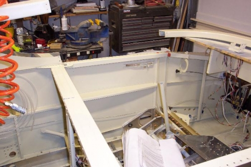 riveting completed of armrests