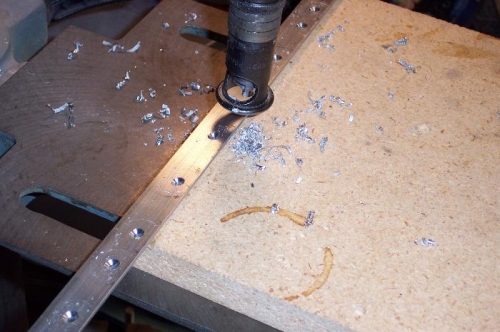 countersinking the stiffeners