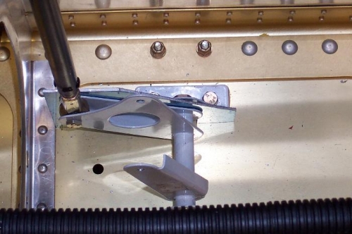 You then adjust the pushrod length for proper alignment.