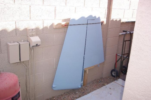 Rudder on the wall. :)