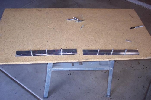 Drilling the seat adjustment top caps