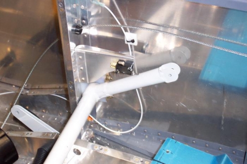 Flaps up and switch closed