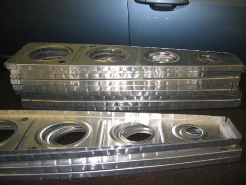 Nice and straight ribs after fluting.