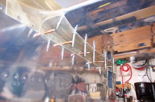 Holes drilled, Fairing fitup complete