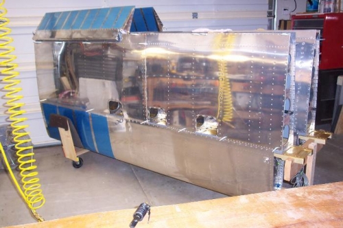 Skins are fit up and ready for riveting