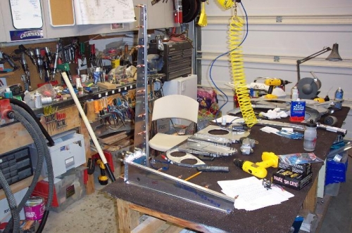 706 Bulkhead support layup