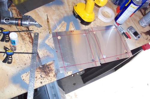 Cut the backup plate