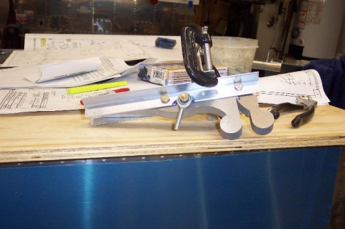 Canopy latch preliminary fitup.