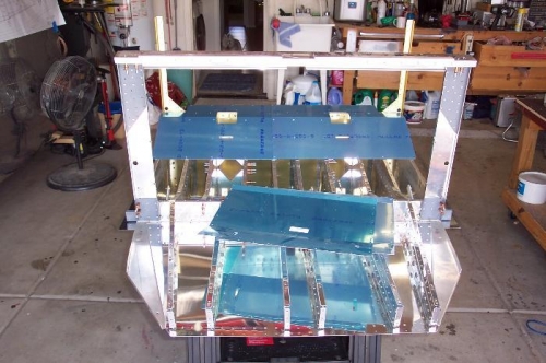 Center section cleco'd together