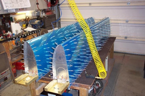 Everything clecoed together