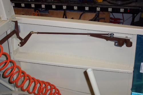 Release linkage + lock installed