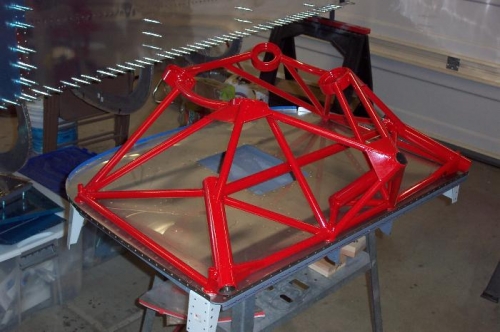 new powder coated engine mount.