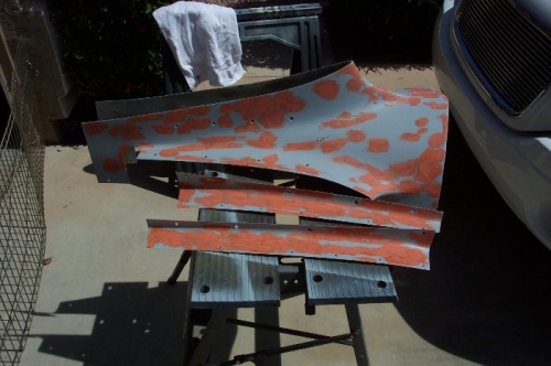 Every red spot is a pinhole! :(