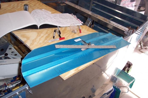 Laying out the correct locations to cut the slots