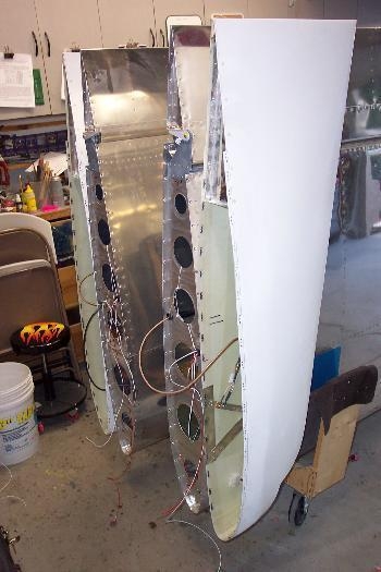 Tip hung and rough wiring underway