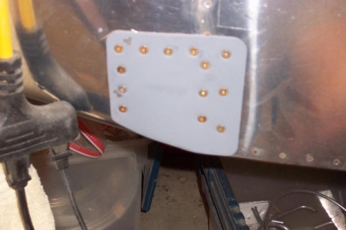 INstalled side footstep cover plate