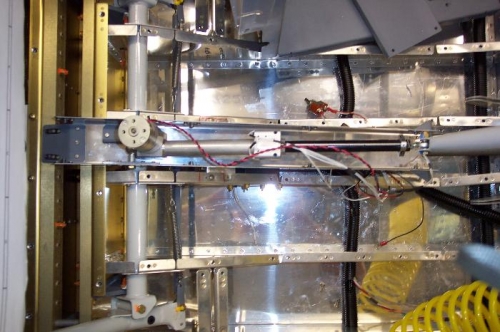 Assembly is laying in the fuse.