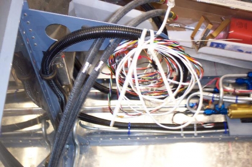 ELT wire coiled up in the front.