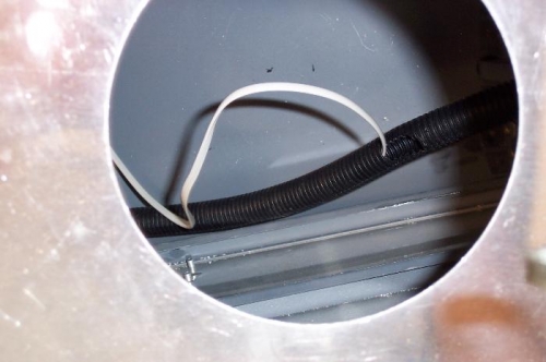 ELT wire in the tail.